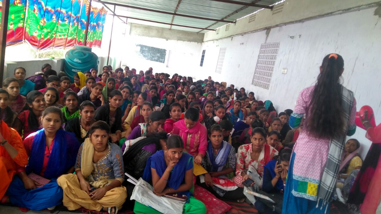 Students at the event