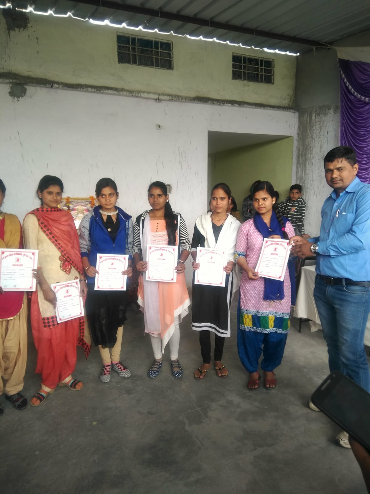 Certificate recipients